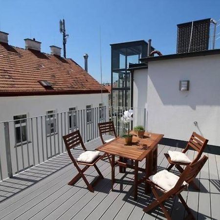 Luxury 2-Floor Rooftop Apartment With Terrace In The City Center Viena Exterior foto